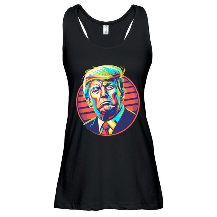 Donal Trump Halloween Ladies Essential Flowy Tank