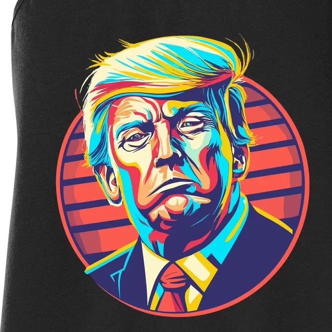 Donal Trump Halloween Women's Racerback Tank