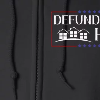 Defund The Hoa Homeowners Association Social Justice Design Full Zip Hoodie