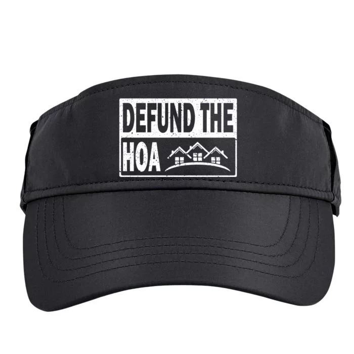 DEFUND THE HOA Homeowners Association Adult Drive Performance Visor