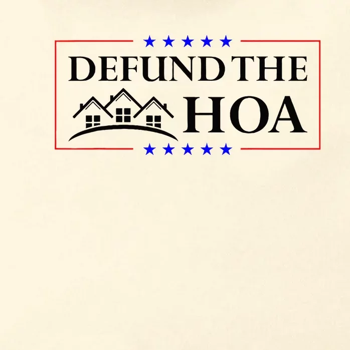 DEFUND THE HOA Homeowners Association Zip Tote Bag