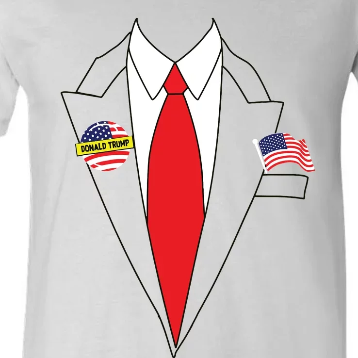 Donald Trump Halloween Costume Cute President Gift V-Neck T-Shirt