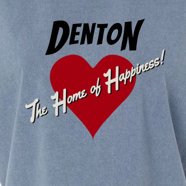 Denton The Home Of Happiness! Garment-Dyed Women's Muscle Tee