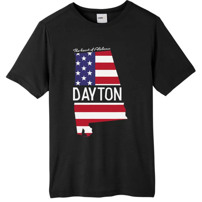 Dayton The Heart Of Alabama Flag Hometown ChromaSoft Performance T-Shirt