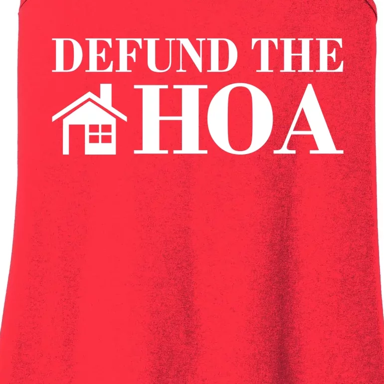 Defund The Hoa Anti Homeowner Association Ladies Essential Tank