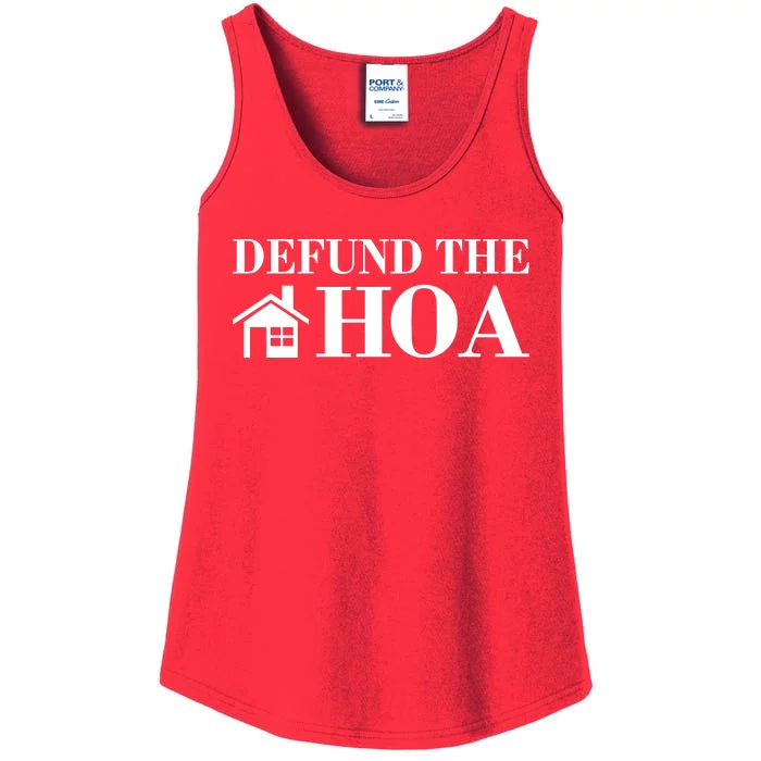 Defund The Hoa Anti Homeowner Association Ladies Essential Tank