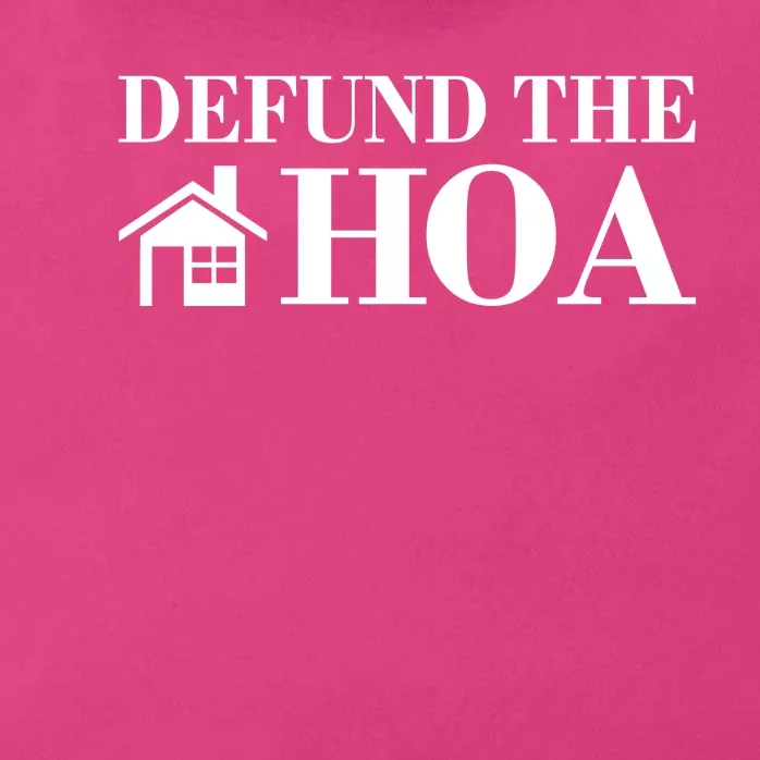 Defund The Hoa Anti Homeowner Association Zip Tote Bag