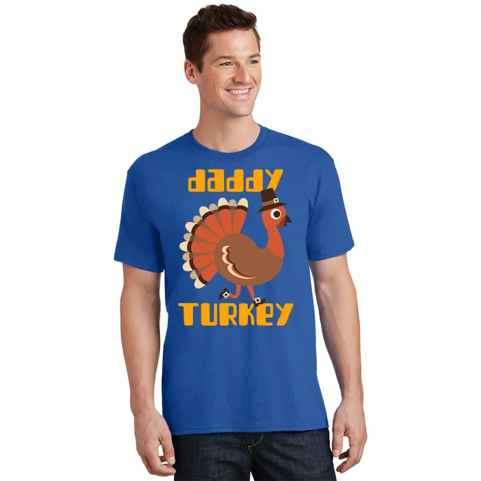 Daddy Turkey Happy Thanksgiving Matching Turkey Family Gift T-Shirt