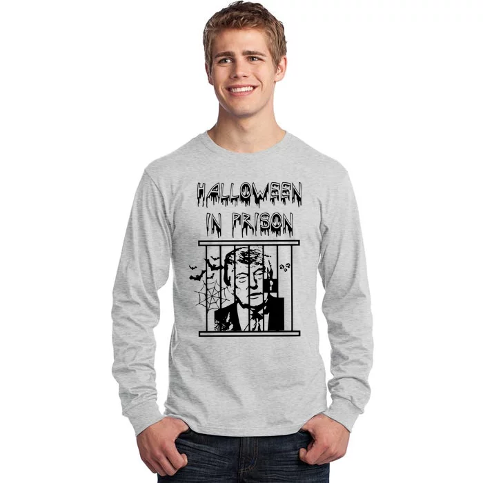 Donald Trump Halloween In Prison Tall Long Sleeve T-Shirt