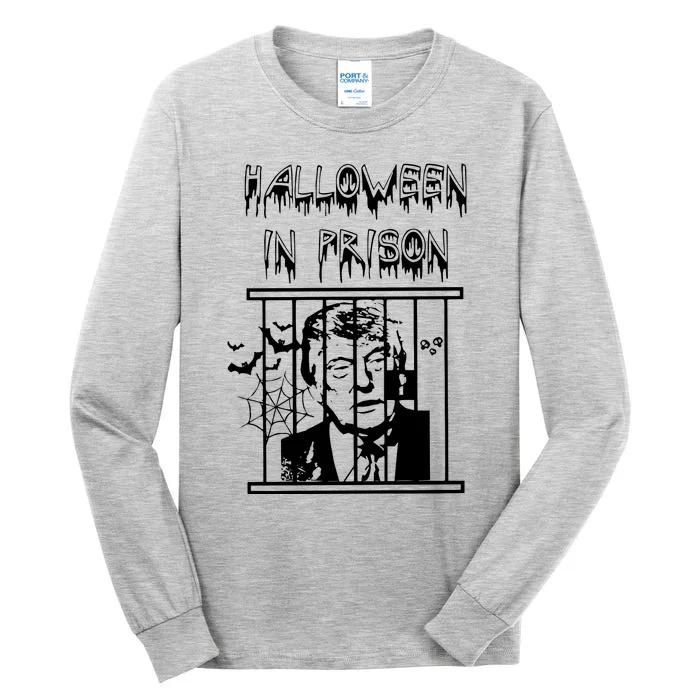 Donald Trump Halloween In Prison Tall Long Sleeve T-Shirt