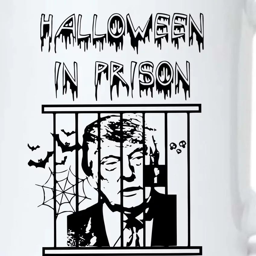 Donald Trump Halloween In Prison Black Color Changing Mug