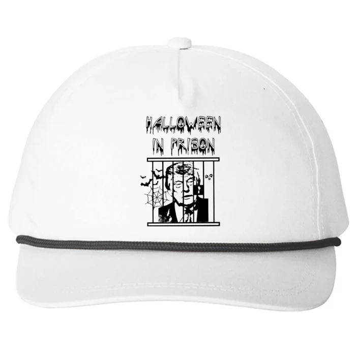 Donald Trump Halloween In Prison Snapback Five-Panel Rope Hat