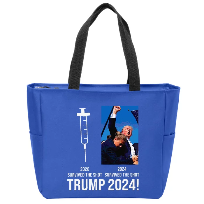 Donald Trump Historical Moment At Pa Presidential Rally Zip Tote Bag