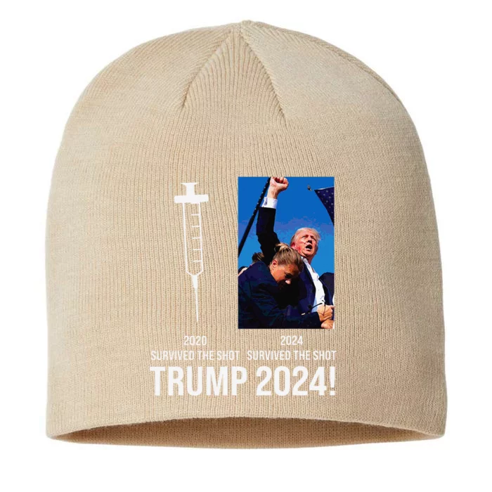 Donald Trump Historical Moment At Pa Presidential Rally 8 1/2in Sustainable Knit Beanie