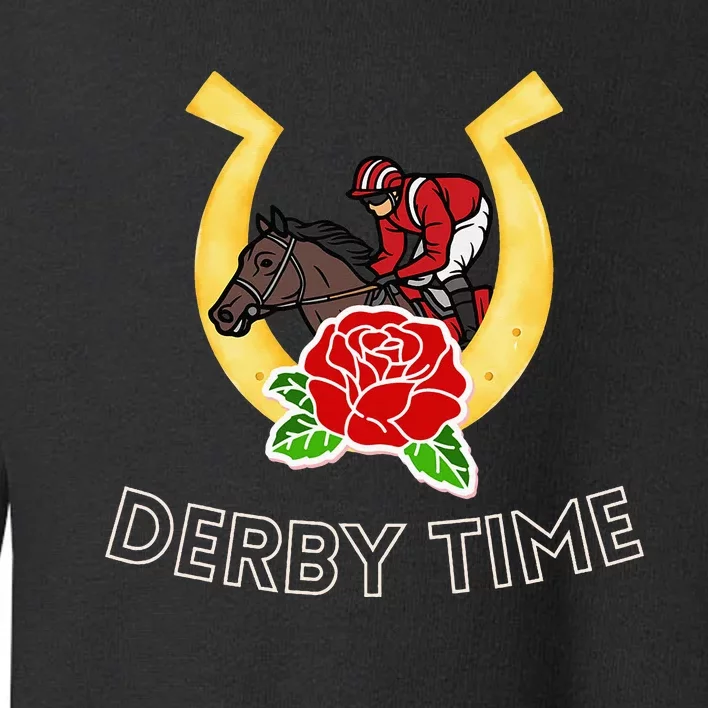 Derby Time Horse Racing 150th Derby Day 2024 Toddler Sweatshirt