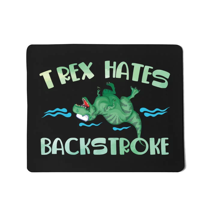 Dinosaur Trex Hates Backstroke Mousepad