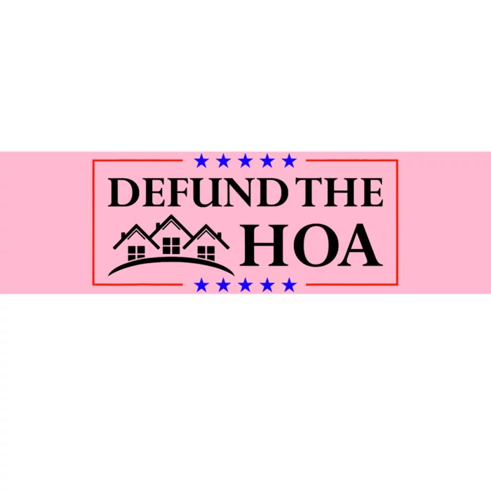 DEFUND THE HOA Homeowners Association Bumper Sticker