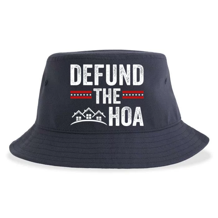 DEFUND THE HOA Homeowners Association Sustainable Bucket Hat