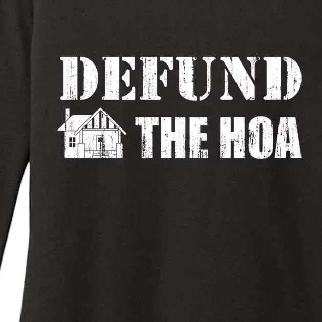 Defund The HOA Design Womens CVC Long Sleeve Shirt