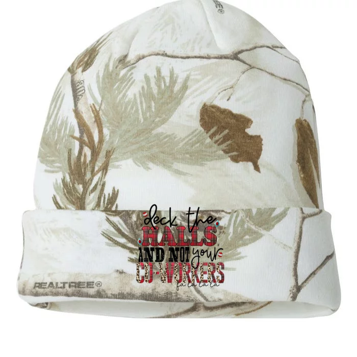 Deck The Halls And Not Your Coworkers Cool Gift Kati - 12in Camo Beanie