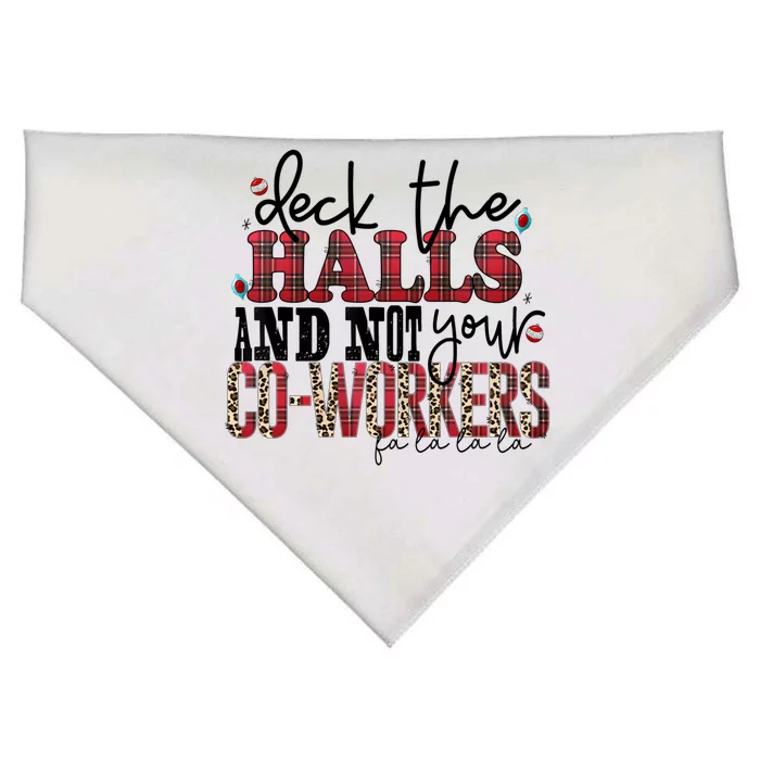 Deck The Halls And Not Your Coworkers Cool Gift USA-Made Doggie Bandana