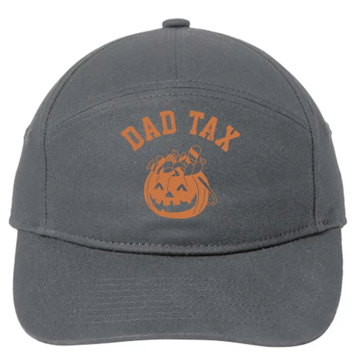 Dad Tax Halloween Trick Or Treat Funny 7-Panel Snapback Hat