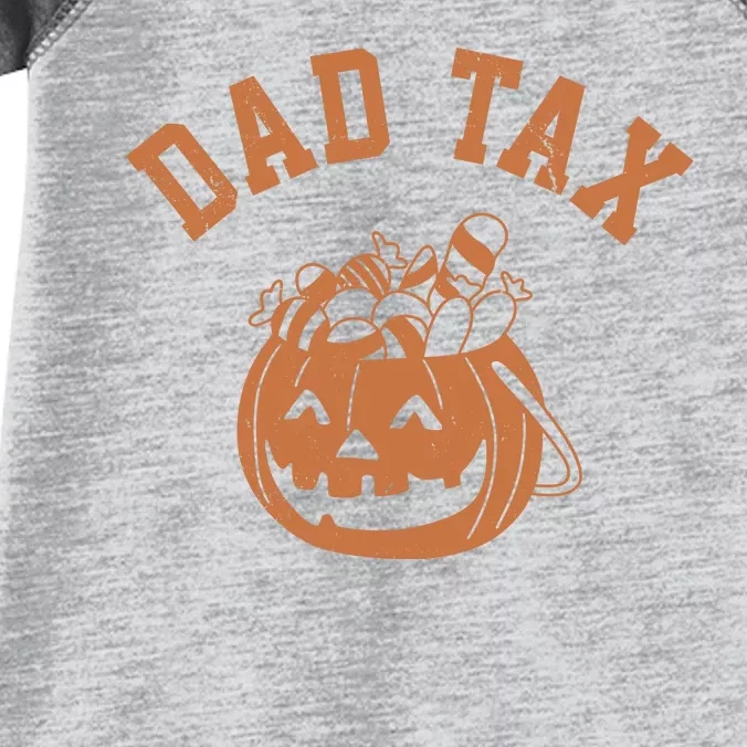 Dad Tax Halloween Trick Or Treat Funny Infant Baby Jersey Bodysuit