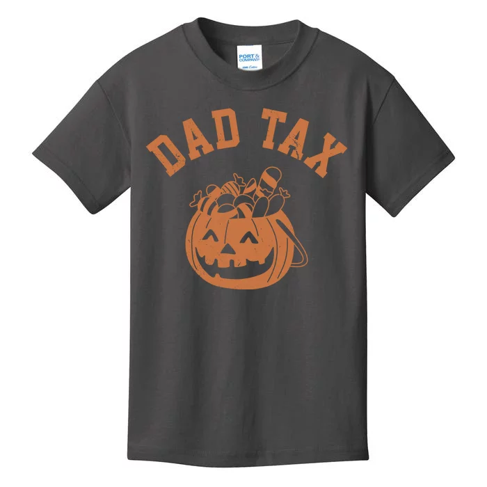 Dad Tax Halloween Trick Or Treat Funny Kids T-Shirt