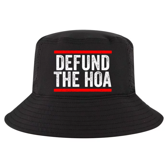 Defund The Hoa Homeowners Association Cool Comfort Performance Bucket Hat