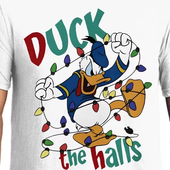 Duck The Halls Christmas Lights Pajama Set