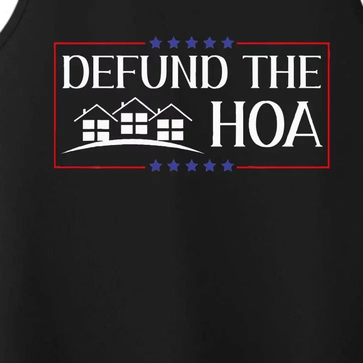 Defund The Hoa Homeowners Association Social Justice Performance Tank