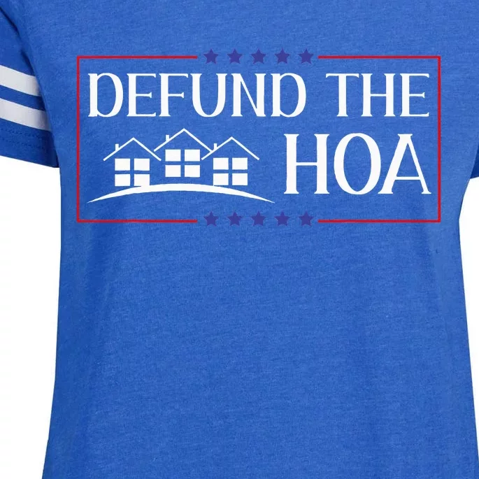 Defund The Hoa Homeowners Association Social Justice Enza Ladies Jersey Football T-Shirt