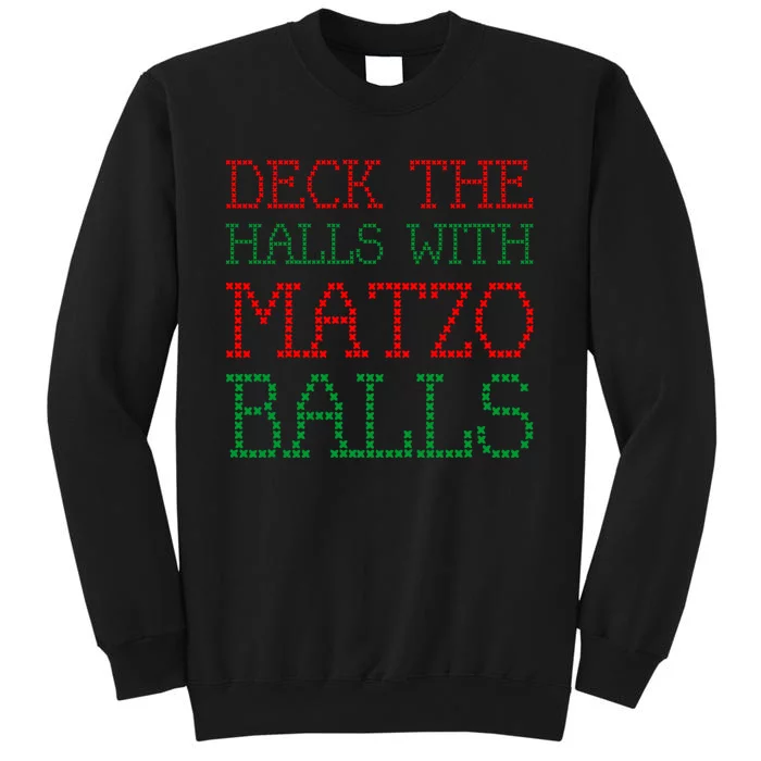 Deck The Halls With Matzo Balls Sweatshirt