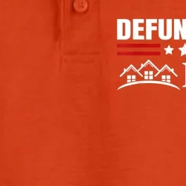 DEFUND THE HOA Homeowners Association Dry Zone Grid Performance Polo