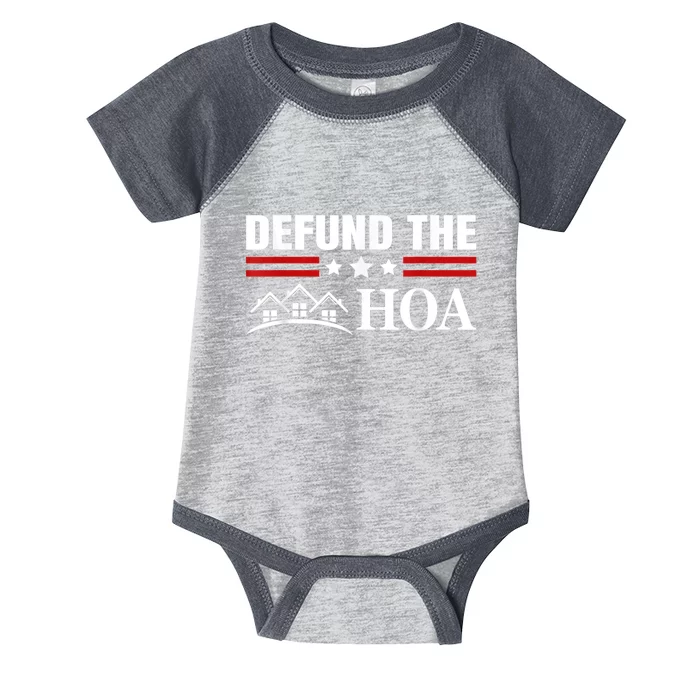 DEFUND THE HOA Homeowners Association Infant Baby Jersey Bodysuit