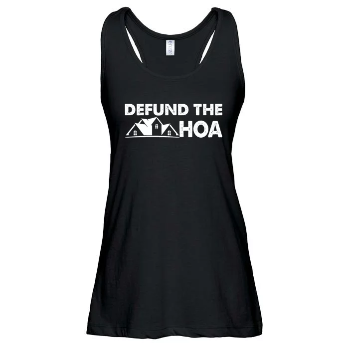 DEFUND THE HOA Homeowners Association Ladies Essential Flowy Tank