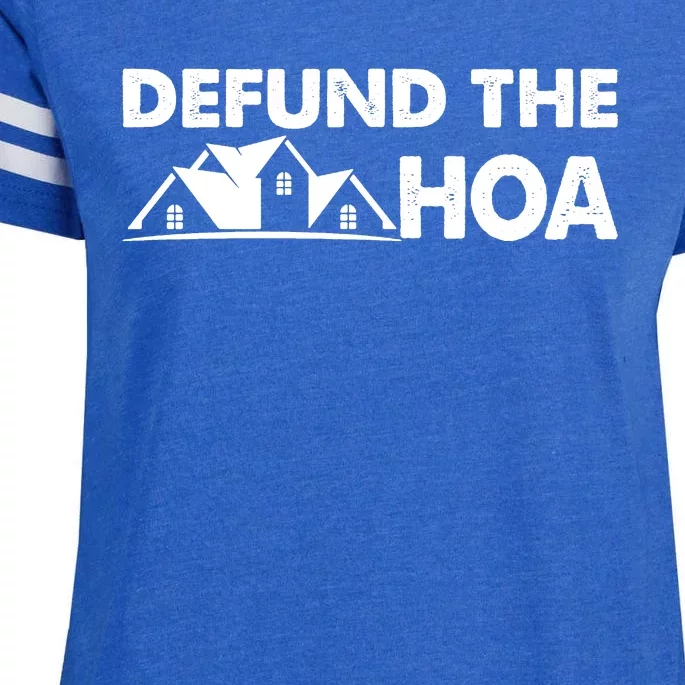 DEFUND THE HOA Homeowners Association Enza Ladies Jersey Football T-Shirt