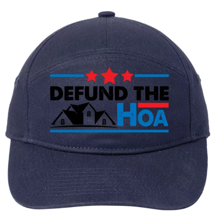 DEFUND THE HOA Homeowners Association 7-Panel Snapback Hat