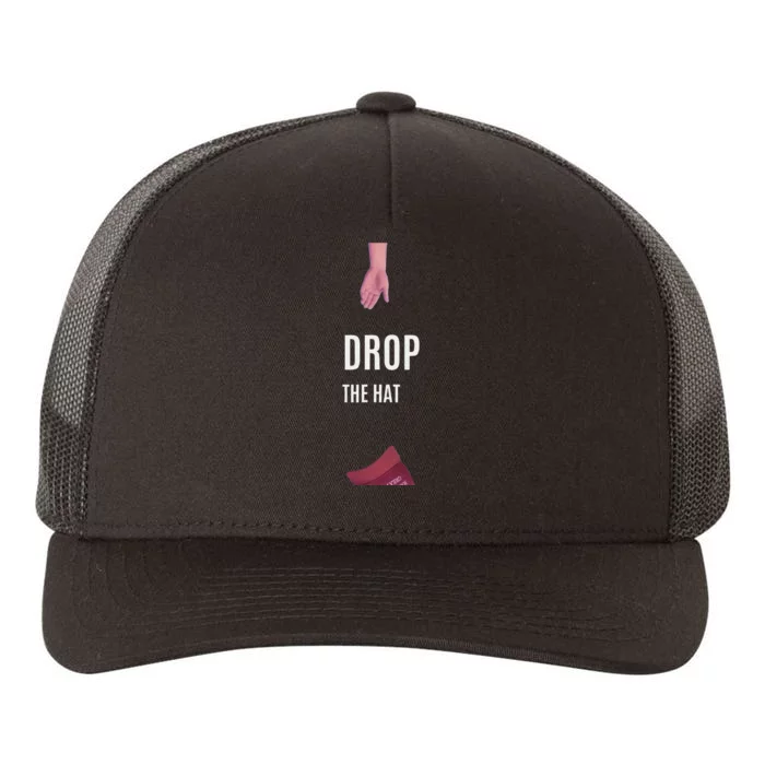 Drop The Hat Kamala Harris For President 2024 Drop The Hate Yupoong Adult 5-Panel Trucker Hat