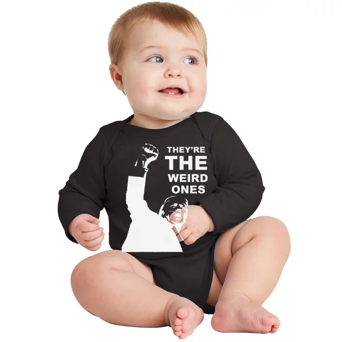 Donald Trump Hits Back TheyRe The Weird Ones Baby Long Sleeve Bodysuit