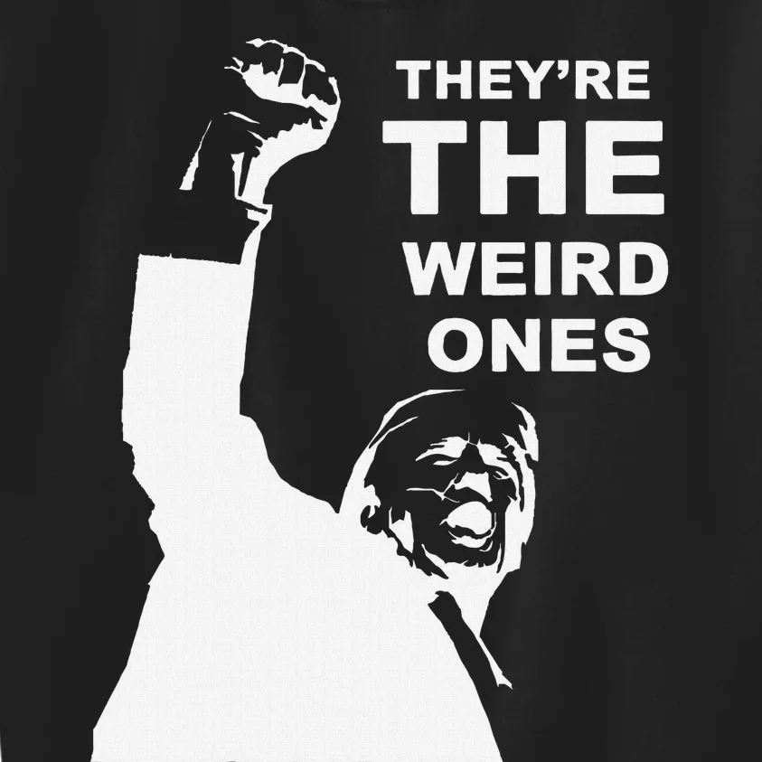 Donald Trump Hits Back TheyRe The Weird Ones Kids Sweatshirt