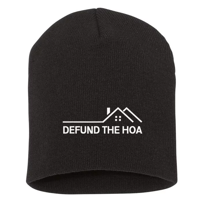 Defund The HOA Short Acrylic Beanie