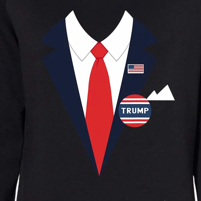 Donald Trump Halloween Costume Funny Suit Womens California Wash Sweatshirt