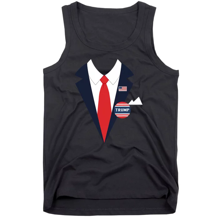 Donald Trump Halloween Costume Funny Suit Tank Top