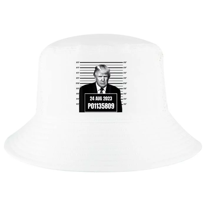 Trump 2024 Mugshot Trump Inmate P01135809 Cool Comfort Performance Bucket Hat