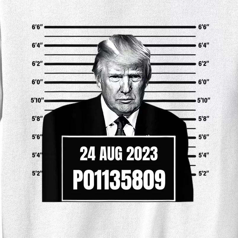 Trump 2024 Mugshot Trump Inmate P01135809 Sweatshirt