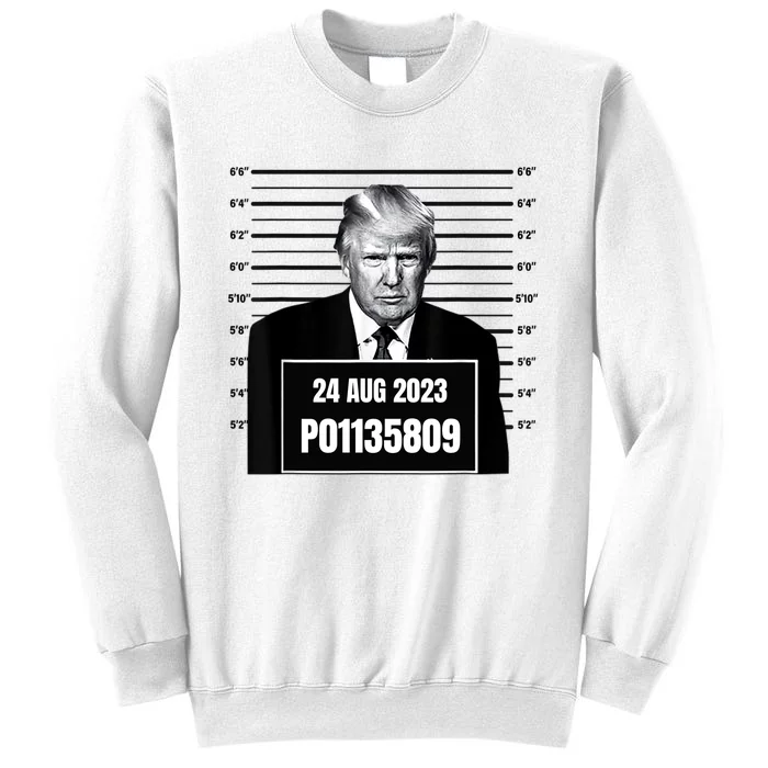 Trump 2024 Mugshot Trump Inmate P01135809 Sweatshirt