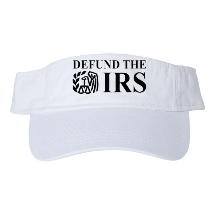 Defund The IRS Tax Return Patriot American Valucap Bio-Washed Visor