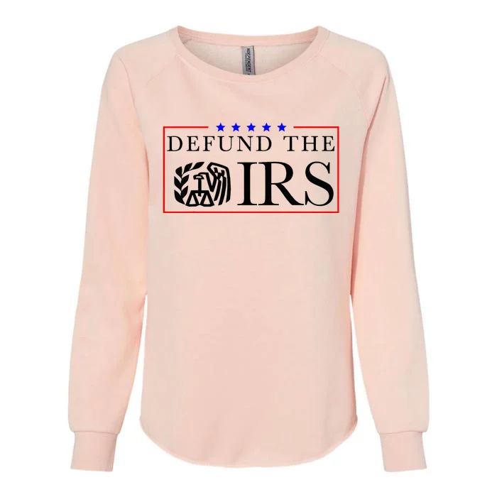 Defund The Irs Womens California Wash Sweatshirt