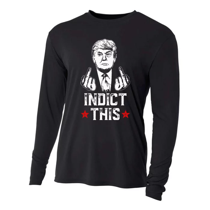 Donald Trump Indict This Political Arrest For Republican Cooling Performance Long Sleeve Crew